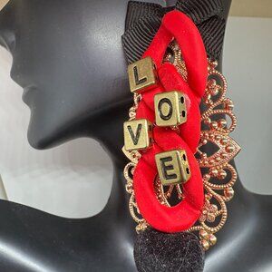 "LOVE" Baroque Style Earrings